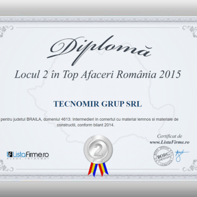 2015 Top Afaceri Romania