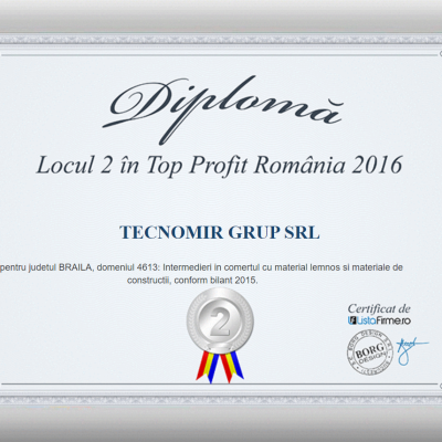 2016 Top Profit Romania