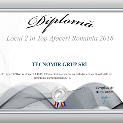 2018 Top Afaceri Romania